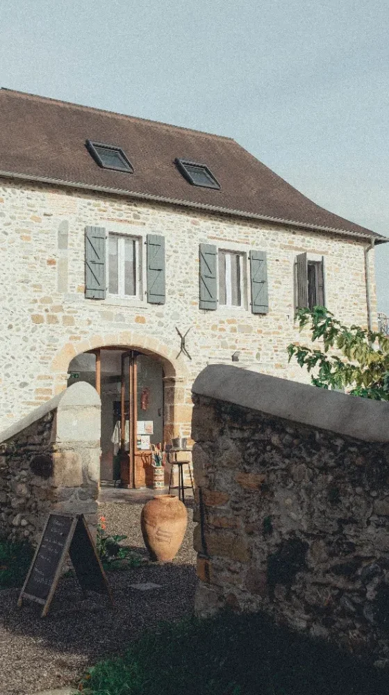 Vue de loin du restaurant